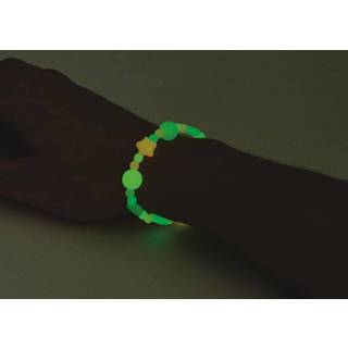 👉 Kunststof One Size Color-Meerkleurig Moses kralen Glow-in-the-dark junior 67-delig 4033477380838
