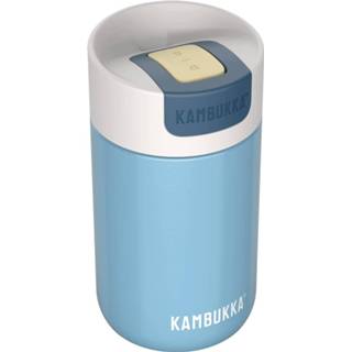 👉 Thermos fles RVS Color-Blauw One Size blauw Kambukka thermosfles Olympus Silk 300 ml lichtblauw 5407005142783