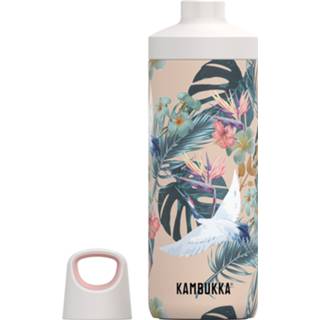 👉 Thermosfles RVS One Size Color-Beige Kambukka Reno Insulated Paradise Flower 500 ml 5407005141342
