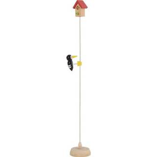 👉 Hout staal One Size Color-Naturel Goki activity speelgoed Specht junior 45 cm hout/staal naturel 4013594538084