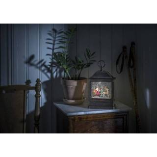 👉 Lantaarn One Size GeenKleur Konstsmide met kerstscene en LED 7318304351005