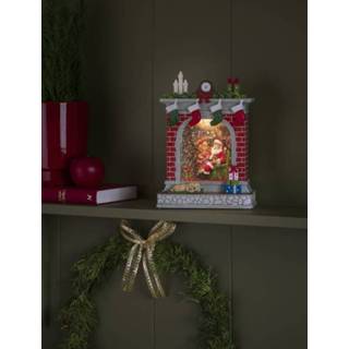 👉 Kerstverlichting rood kunststof One Size Color-Rood Konstsmide open haard 26 x 18 cm 7318304393005