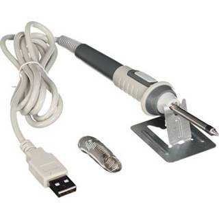 👉 Soldeerbout wit staal zilver One Size Color-Zilver Velleman USB 10W 5V 2A 1,2 meter wit/zilver 5410329707958