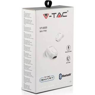 👉 Wit One Size Color-Wit V-TAC oordopjes VT-6500 draadloos 3800157645515