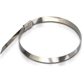 👉 Kabelbinder RVS zilver One Size Color-Zilver V-TAC 300 x 4,6 mm 100 stuks 3800157656658