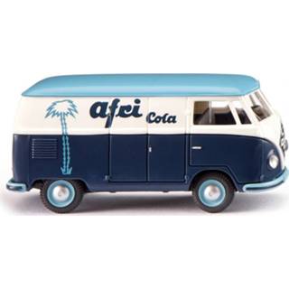 👉 Miniatuurauto blauw wit kunststof One Size Color-Blauw WIKING VW bus T1 'afri cola' 1:87 blauw/wit 4006190788175