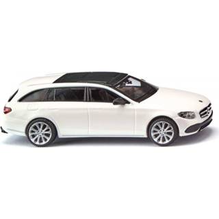 👉 Miniatuurauto wit kunststof One Size Color-Wit WIKING Mercedes-Benz E S213 Avantgarde 1:87 4006190227131