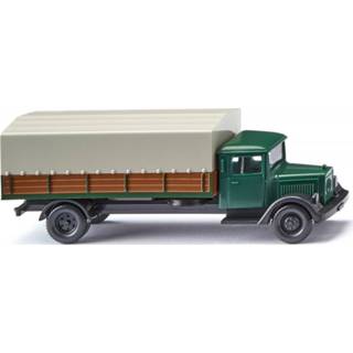 Miniatuurauto groen kunststof l One Size Color-Groen WIKING Mercedes-Benz 2500 truck 1:160 4006190943079