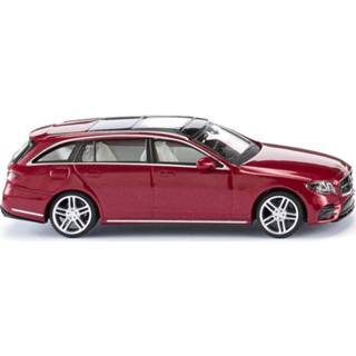 👉 Miniatuurauto kunststof One Size Color-Rood WIKING Mercedes-Benz E-Klasse S213 AMG 1:87 4006190227124