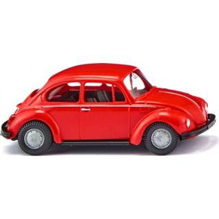 👉 Miniatuurauto rood kunststof One Size Color-Rood WIKING VW Kever 1303 1:87 4006190795067