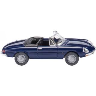 👉 Miniatuurauto blauw kunststof One Size Color-Blauw WIKING Alfa Spider 1:87 4006190206037