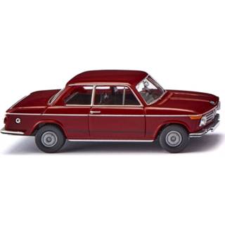 👉 Miniatuurauto bordeaux rood kunststof One Size Color-Donkerrood WIKING BMW 2002 1:87 4006190183079