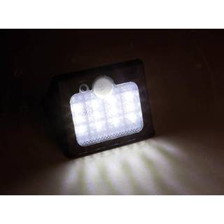 👉 Wandlamp zwart ABS One Size Color-Zwart Perel Solar 160 lumen 12 x 8 cm 5410329667245