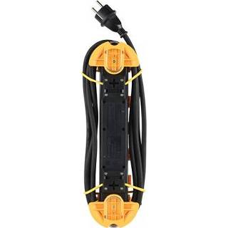 👉 Stekkerdoos One Size no color Robuuste - 4-voudig met kabelmanagement ip44 penaarde 5410329720452