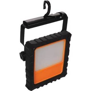 👉 Werklamp zwart oranje kunststof One Size Color-Zwart Perel draagbaar led 20W 1400 lm zwart/oranje 5410329703547