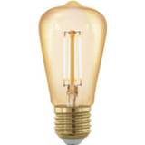 👉 EGLO ledfilamentlamp ST48 amber E27 4W 9008606227990