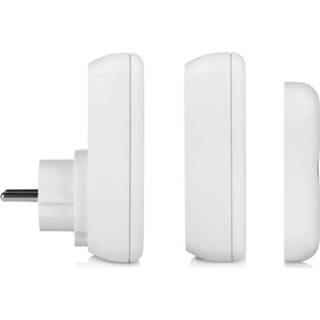 👉 Draadloze deurbel wit kunststof One Size Color-Wit Smartwares DBY-22312 10 cm 4-delig 8711658442105