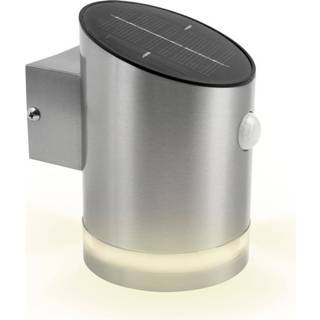 👉 Wandlamp RVS zilver One Size Color-Geel Smartwares Solar led 12V 16 x 14,5 cm 8711387169960