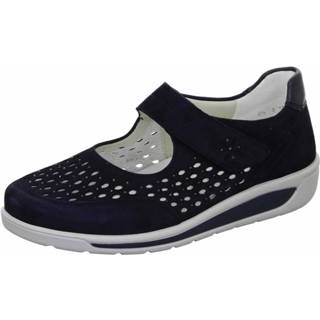 👉 Lage schoenen leer blauw Ara 4030223378149