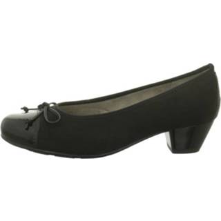 👉 Ballerina's nubuck zwart Ara Ballerinas 4030219645309