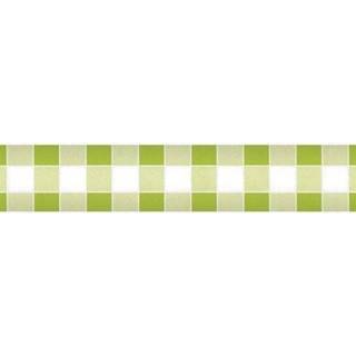 👉 Damast papier groen Damastpapier op rol 118cm x 10m ruit lichtgroen 8740312506037