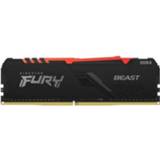 👉 Kingston Werkgeheugenmodule voor PC FURY Beast RGB KF430C15BBA/8 8 GB 1 x DDR4-RAM 3000 MHz CL15
