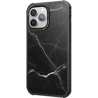 👉 Zwart Black Rock Robust Marble Cover Apple iPhone 13 Pro 4260647332179
