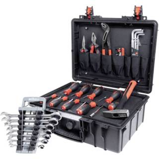 👉 Gereedschapset Wiha 45256 Gereedschapsset Handwerker In koffer, Stofdicht, Waterdicht 46-delig 4010995452568