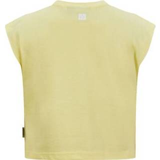 👉 Shirt katoen vrouwen geel T-shirt 8718714963260