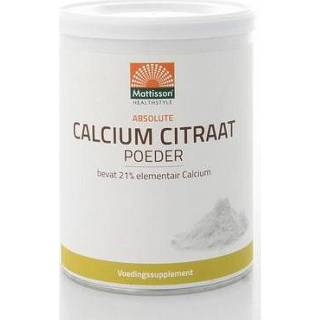 👉 Calcium Mattisson citraat poeder - 21% elementair 125g 8717677968824