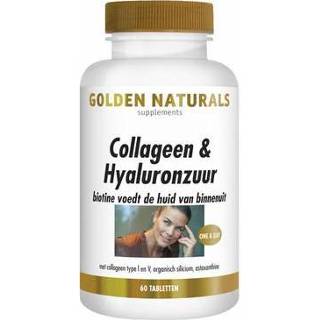 👉 Hyaluronzuur Golden Naturals Collageen & 60tb 8718164643583