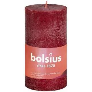 👉 Stompkaars rood Bolsius Rustiek shine 100/50 velvet red 1st 8717847142825