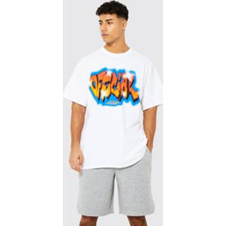👉 Oversized Official Graffiti T-Shirt, White