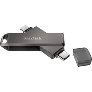 👉 Zwart SanDisk iXpand® Luxe USB-stick 64 GB Apple Lightning, USB-C USB 3.1 (Gen 1) SDIX70N-064G-GN6NN