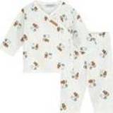 Unisex wit baby's Prénatal baby overslagpyjama 8719199874256