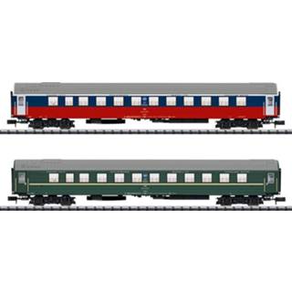 👉 MiniTrix T18252 Persoenwagen 2-delige set „EC Venice” deel 1 van de MAV-START 4028106182525