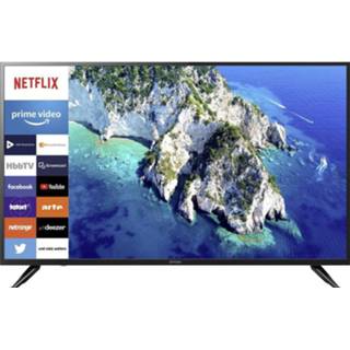 👉 Energielabel zwart Dyon Movie Smart 49 XT LED-TV 123.2 cm inch G (A - G) DVB-T2, DVB-C, DVB-S, UHD, TV, WiFi, CI+* 4260552542465