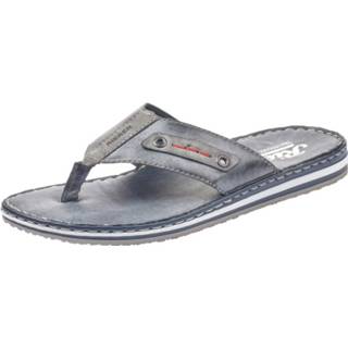 👉 Muil synthetisch blauw Rieker Muiltje 4059954732860