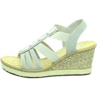👉 Sandaal synthetisch grijs Rieker Sandalen/Sandaaltjes 4020933679629