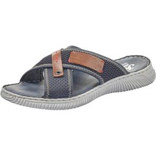 👉 Muil synthetisch blauw Rieker Muiltje 4059954705758