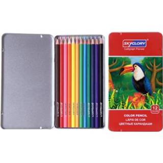 👉 Kleurpotlood active Skyglory tekening schets kleuring HB6 hoek kleurpotlood, hoofdkleur: 12 kleuren