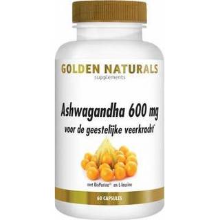 Golden Naturals Ashwagandha 600 mg 60vc 8718164646706