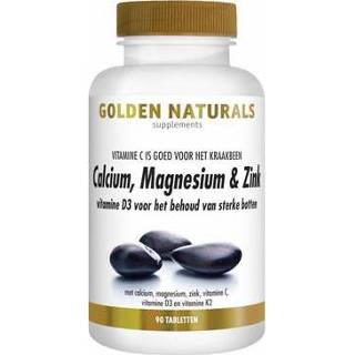 👉 Calcium zink Golden Naturals Magnesium & 90tb 8718164643675