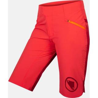 👉 Endura Singletrack Lite Dames Baggy Fietsbroek Rood