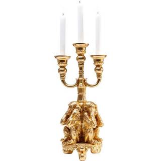 👉 Kandelaar polyresin active Kare Triple Monkey 4025621535317