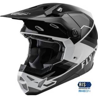 👉 Helm grijs zwart wit l active FLY Racing Formula Cp Rush Helmet Grey Black White