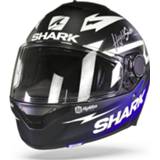 👉 Shark Spartan 1.2 Adrian Parassol Mat Black Blue Silver KBS XL