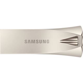 👉 Zilver Samsung BAR Plus USB Stick 32GB USB-sticks 8801643229375