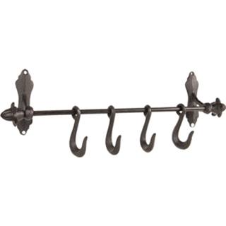 👉 Kapstok Clayre & Eef 4 Haken 49*8*13 Cm 6y3445 8717459697881