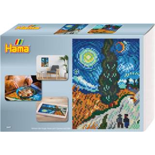 👉 Strijkkraal active Hama Strijkkralen Van Gogh Road with Cypress and Star 10000 Stuks